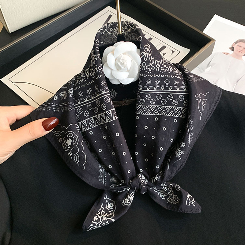 70% قطن 30% وشاح حريري حجاب نس - مراجعة Bandana Cotton وسعره