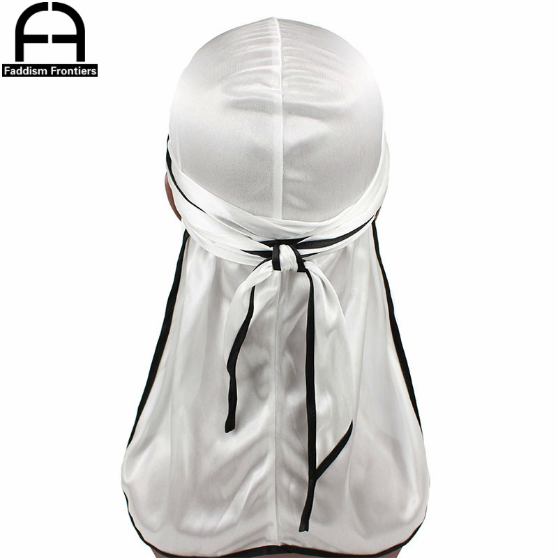جديد موضة الرجال الساتان Durag - مراجعة Bandana Doo Rag وسعره