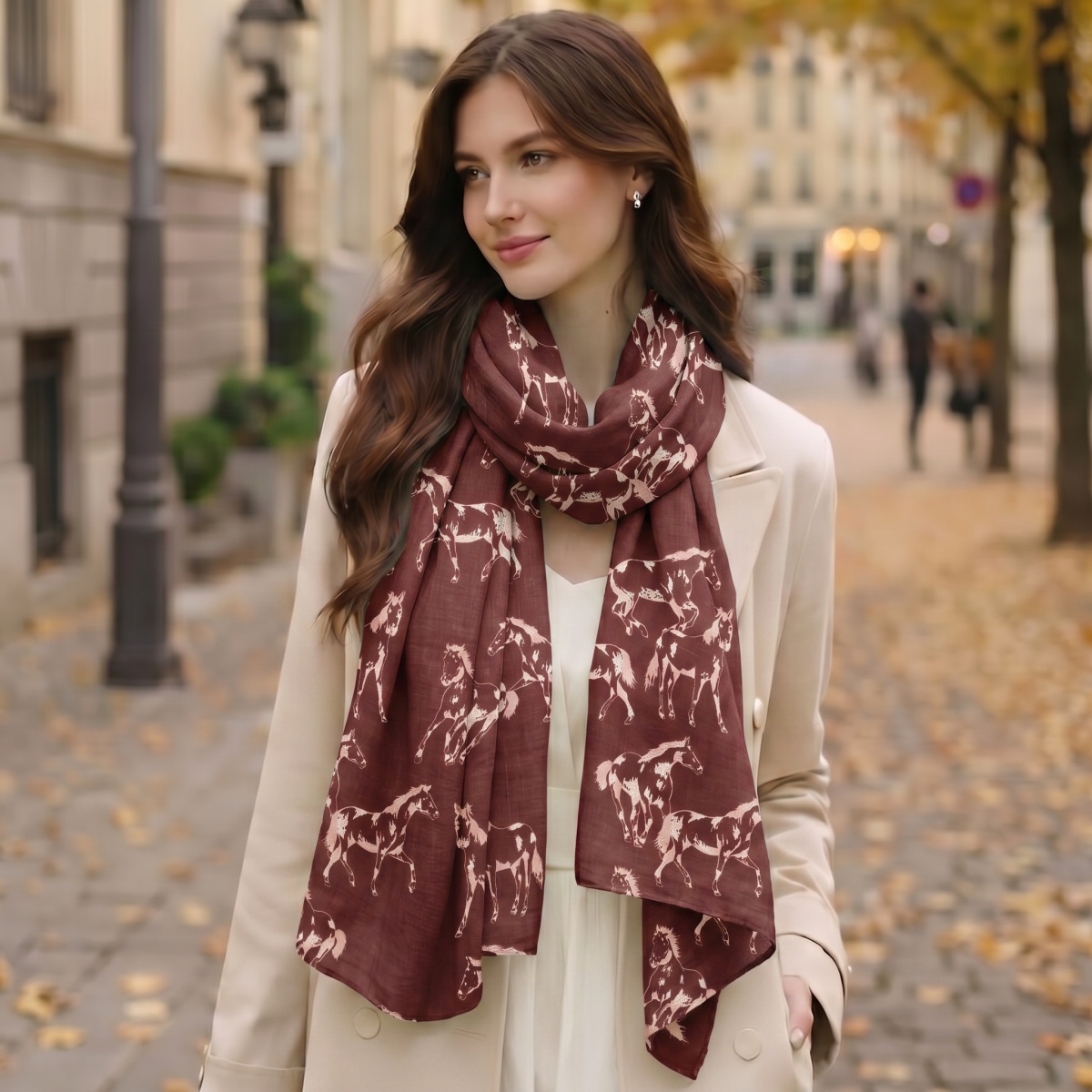وشاح نسائي قطني للمسلمات، حجاب - مراجعة Pashmina Wrap Large وسعره