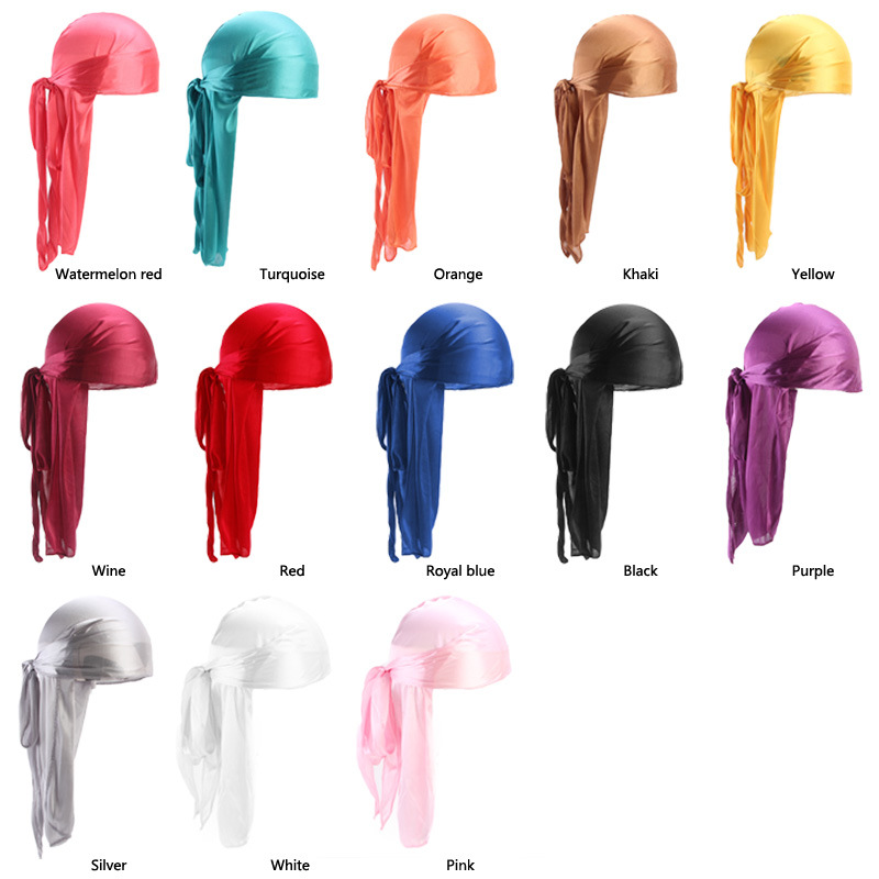 الرجال حريري Durags عصابات قبع - مراجعة Bandana Doo Rag وسعره