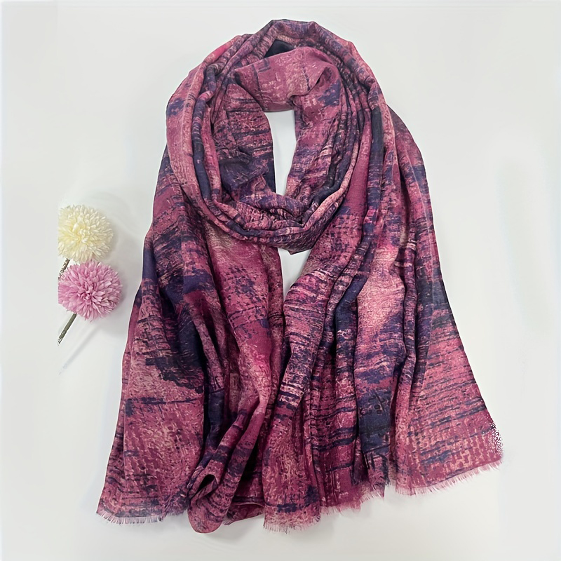 شال قطني عتيق للسيدات ، بشمينا - مراجعة Pashmina Wrap Large وسعره