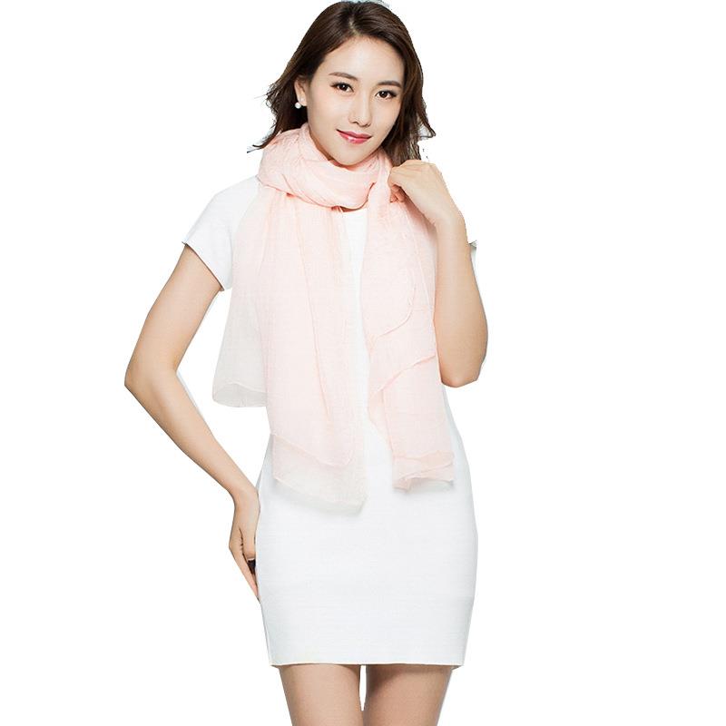وشاح طويل الصيف التفاف وشاح ال - مراجعة Silk Neck Scarf وسعره