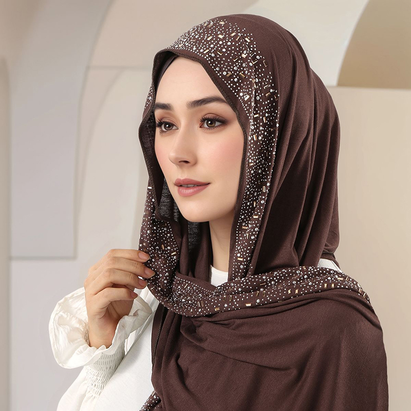 حجاب نسائي من قماش الجيرسي الق - مراجعة Bandana Cotton وسعره