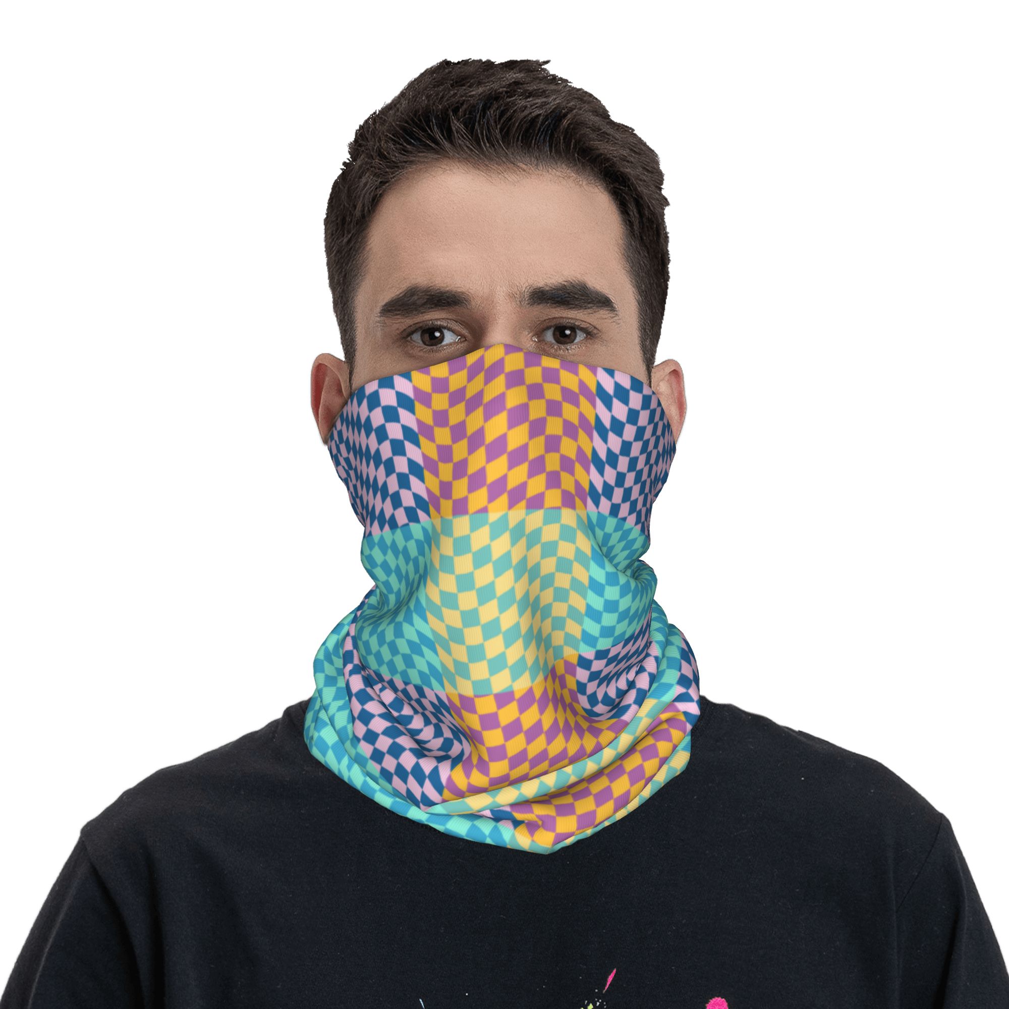 مخصص الملونة متقلب باندانا الر - مراجعة Neck Warmer Tube وسعره