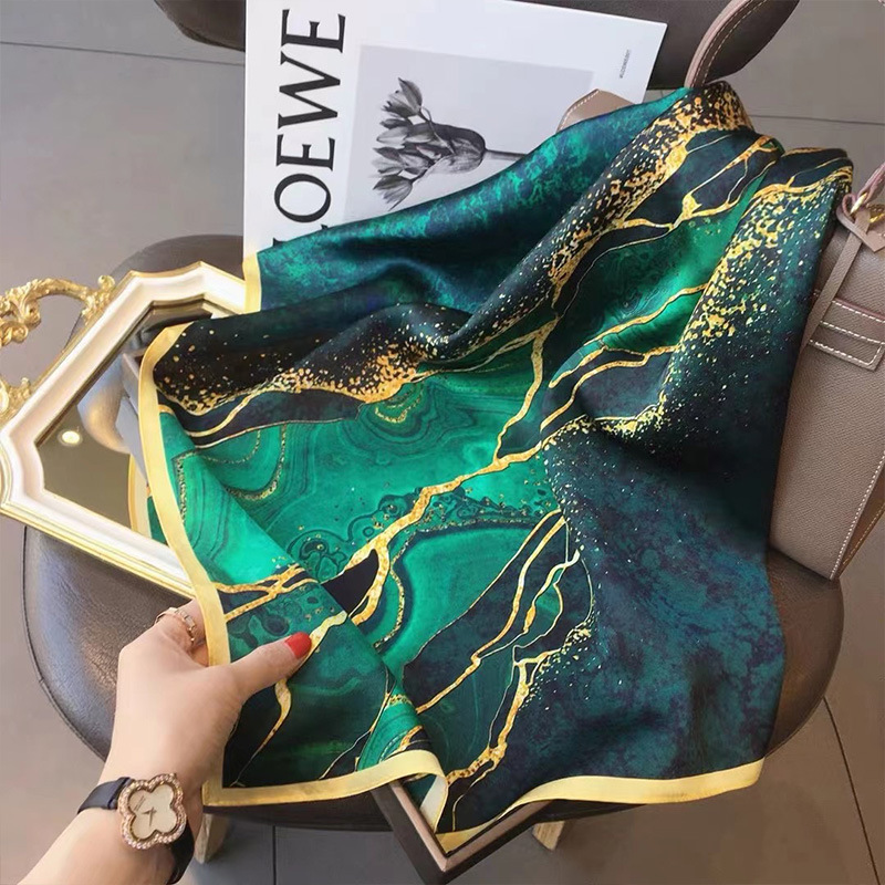 70x70 سنتيمتر النساء وشاح الحر - مراجعة Silk Neck Scarf وسعره