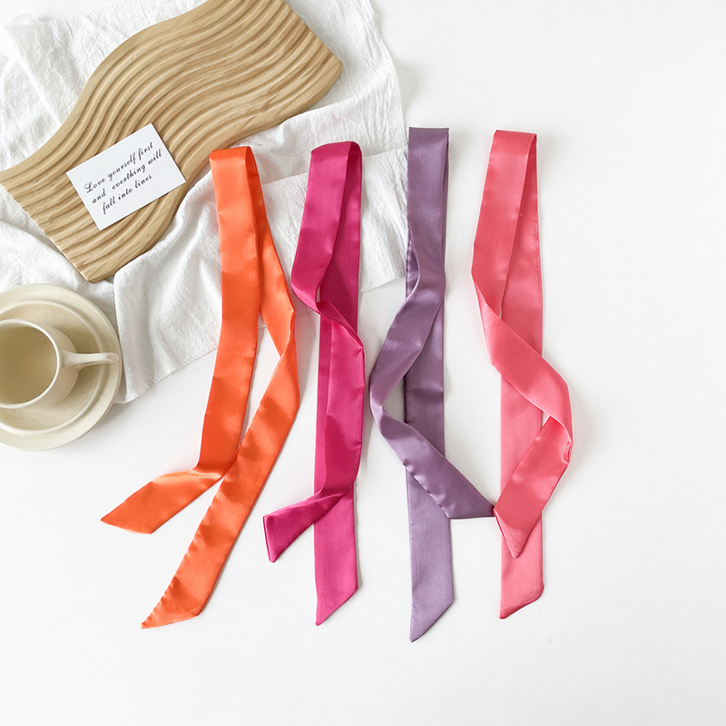 4x100 سنتيمتر الحرير الحرير وش - مراجعة Silk Neck Scarf وسعره