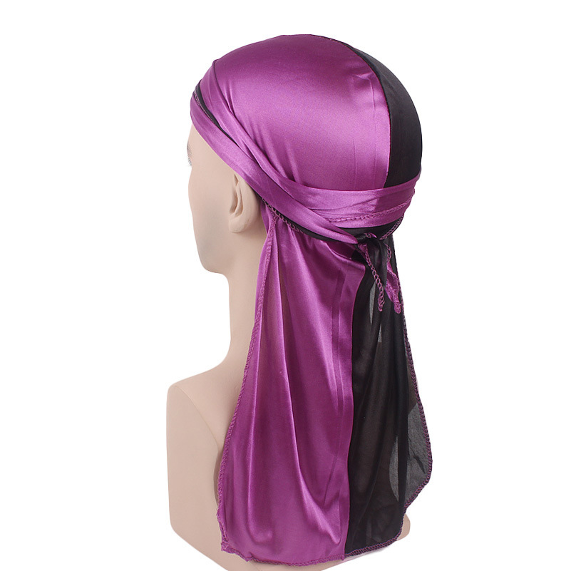 جديد حريري Durag ذيل طويل أغطي - مراجعة Bandana Doo Rag وسعره