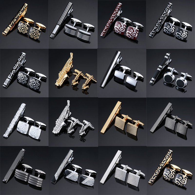 عالية الجودة الكفة الروابط ربط - مراجعة Tie Bar Set Gift وسعره